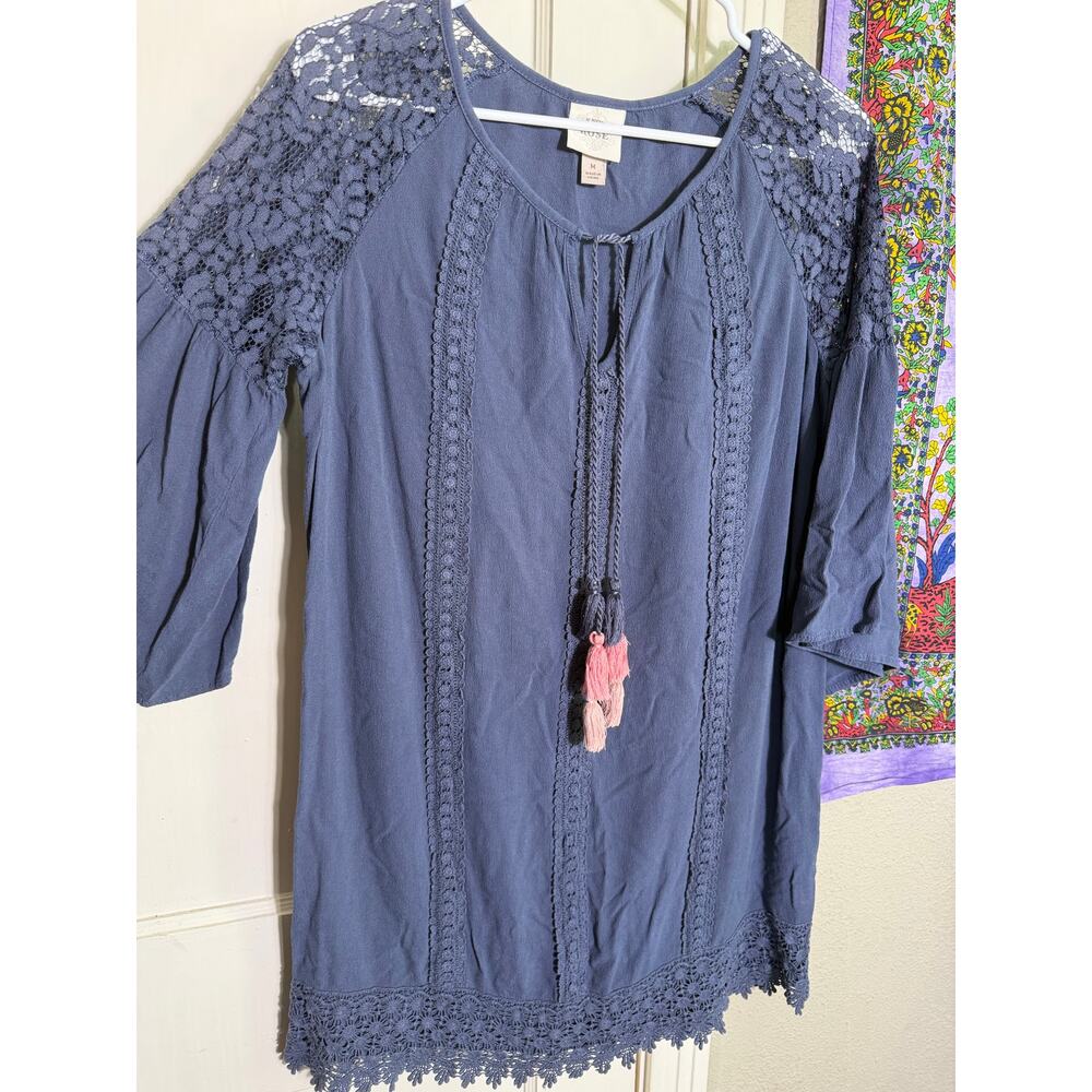 Knox Rose Boho Tunic Top – Size Medium - Picture 3 of 8